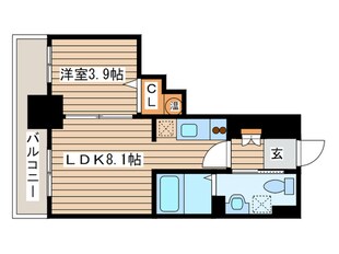 パシフィックタワ－札幌の物件間取画像